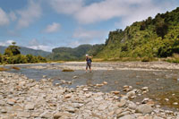 Brcken sind Mangelware, Punakaiki River